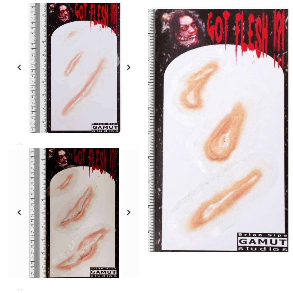 Special Makeup Effects Pros Aide Transfer Cuts & Gashes
